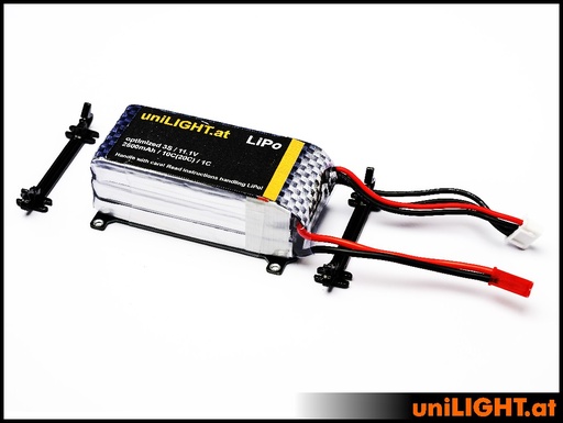 [LIPO-3S-B2500] uniLIGHT Black-Series 3S/2500mAh