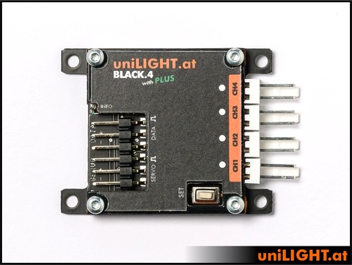 [MODUL-B4PLUS] uniLIGHT 4-Kanal, BLACK.4 +