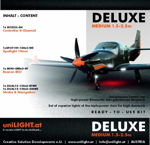 [SET-DLX-M] Set for Deluxe Series MEDIUM (1.5m-2.5m)