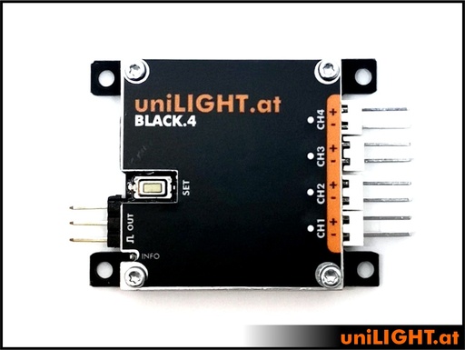 [MODUL-B4] uniLIGHT 4-channel, BLACK.4